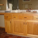 OAK VANITY